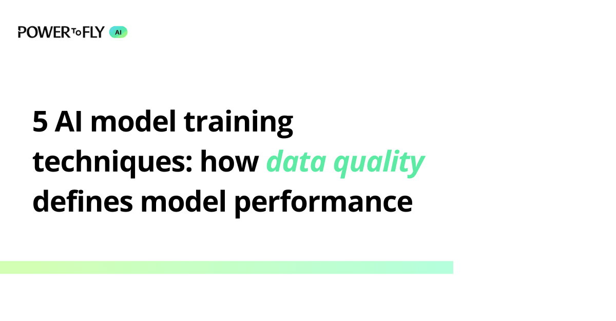 5 AI model training techniques: how data quality defines model performance