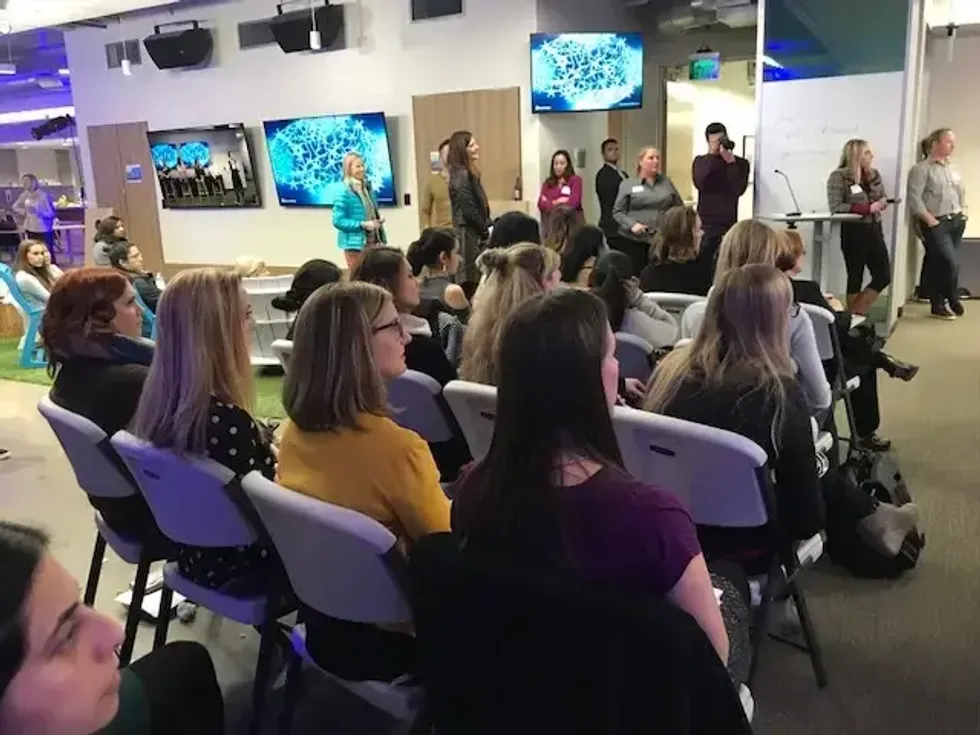 A packed house!