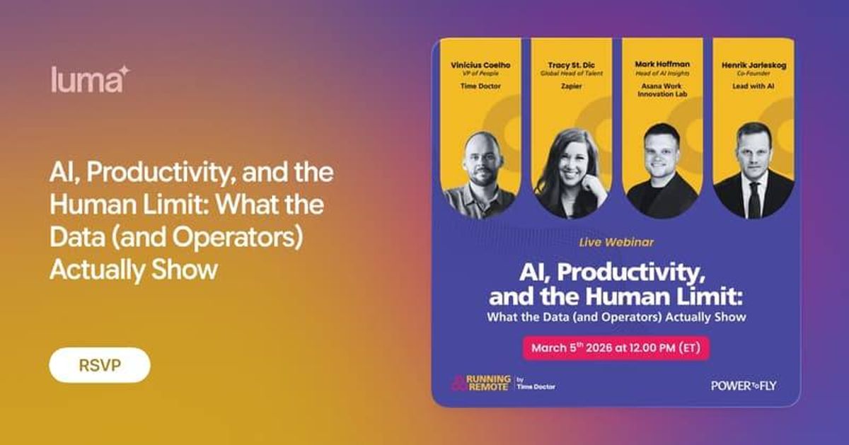 AI, productivity, and the human limit: what the data (and operators) actually show