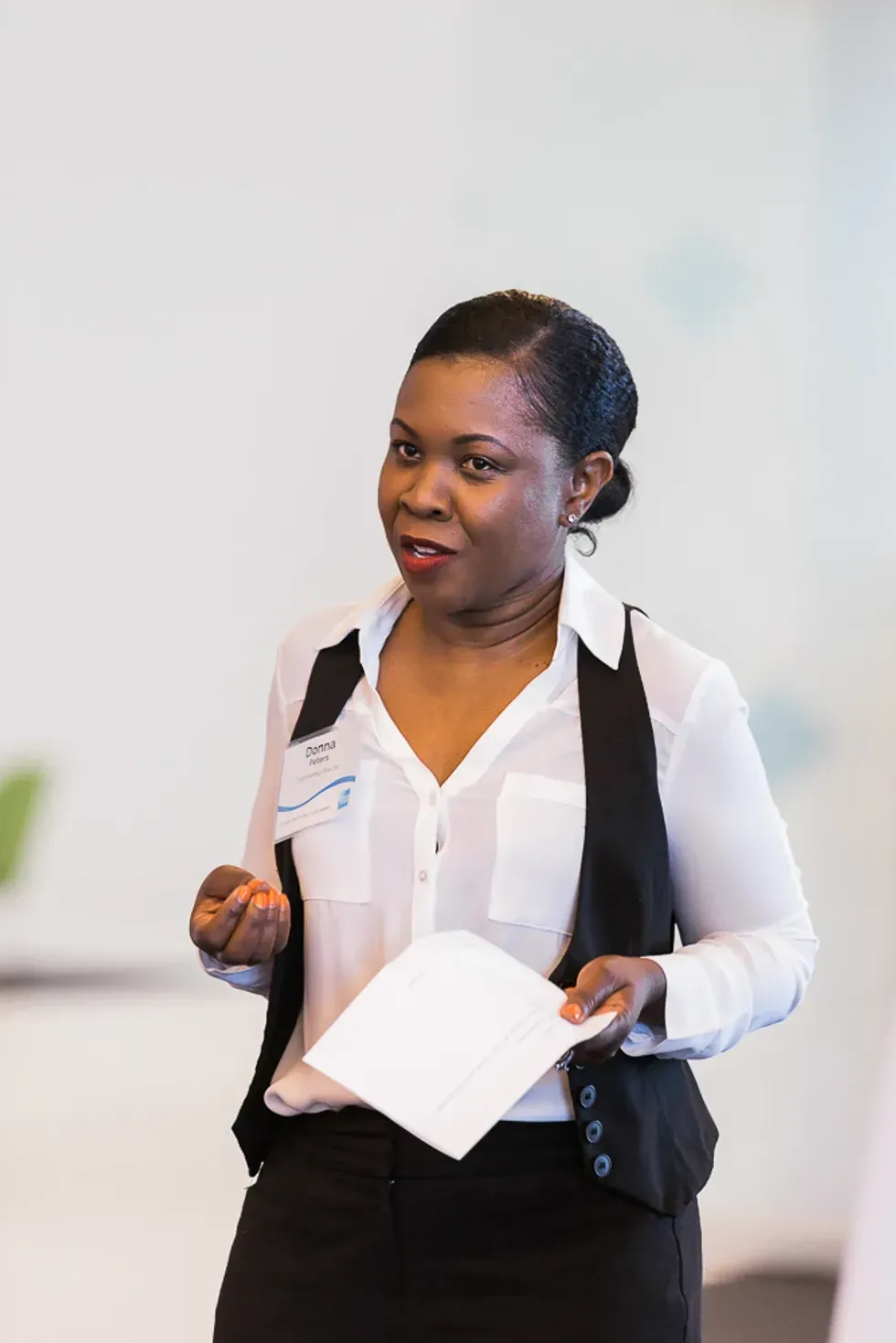 American Express' Donna Peters talks product.