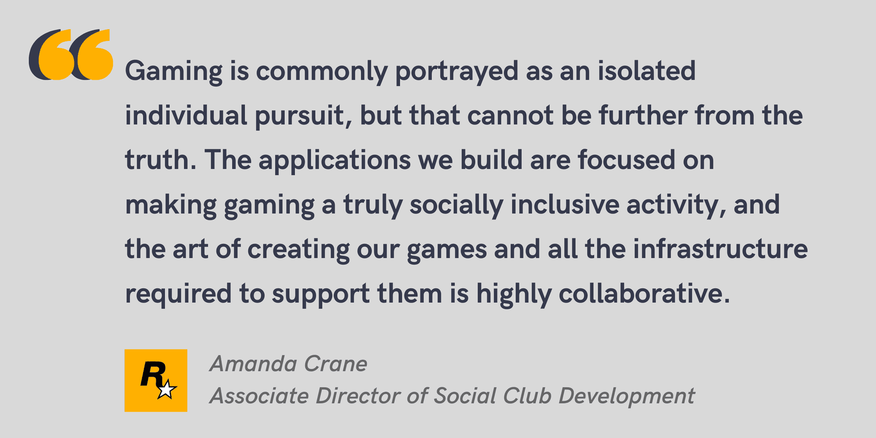 Blog Post Banner with quote from Amanda Crane, Associate Director of Social Club Development