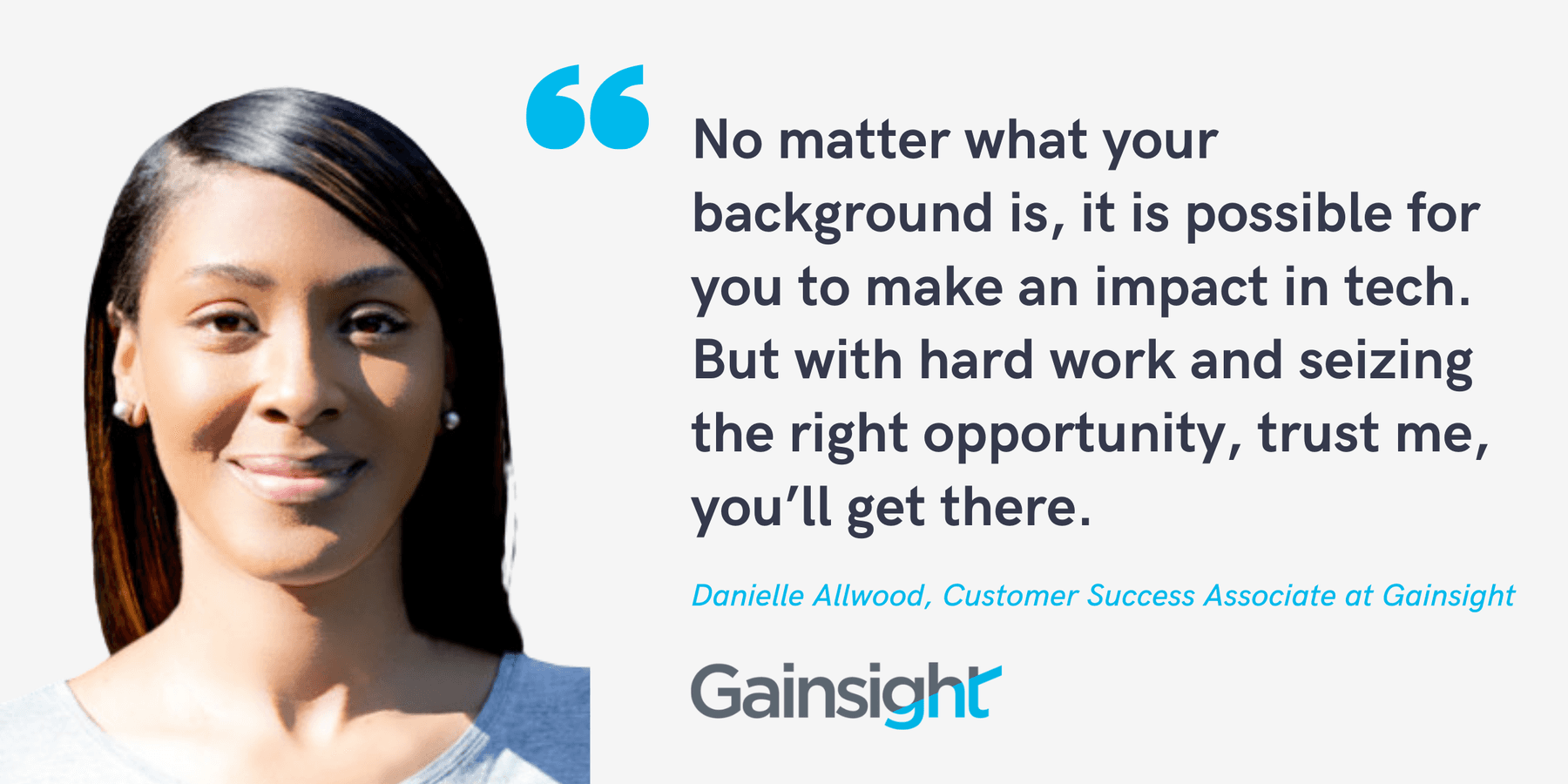 Blog post header with quote from Danielle Allwood, Customer Success Associate at Gainsight