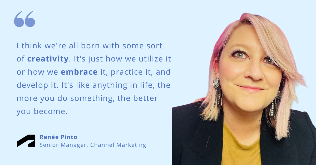 Blog post header with quote from Renée Pinto, Senior Manager of Channel Marketing at Autodesk APAC