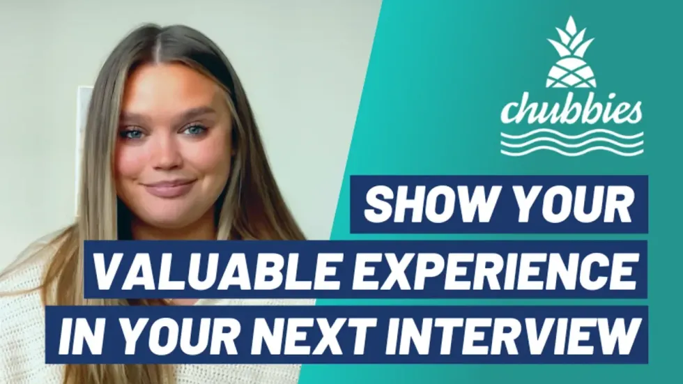 Chubbies Show Valuable Work Experience