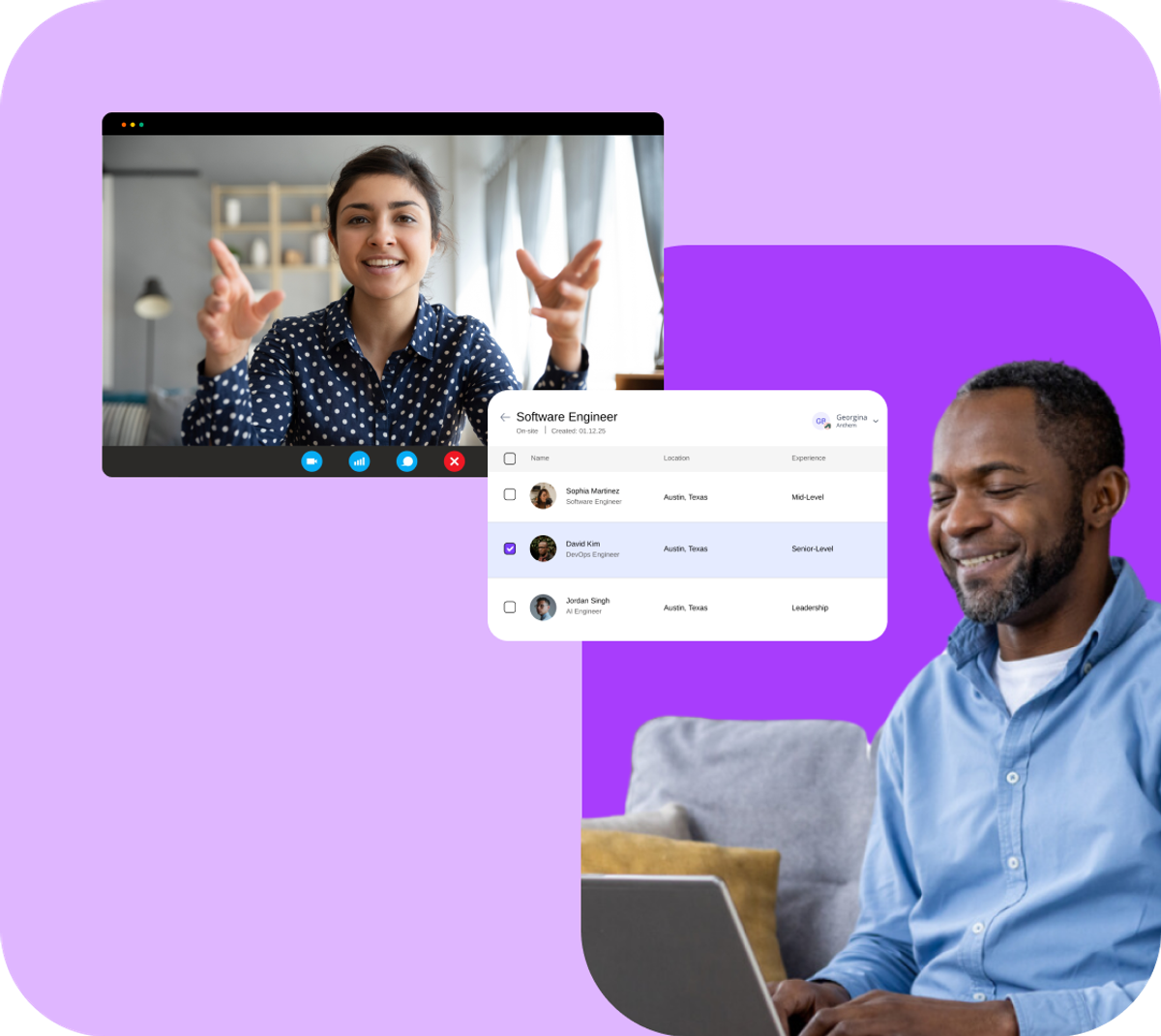 Connect virtually with highly-qualified professionals