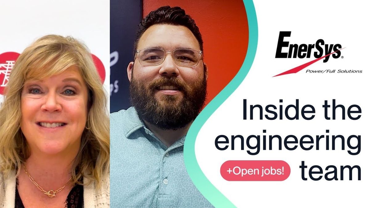 Discover a fulfilling career at EnerSys