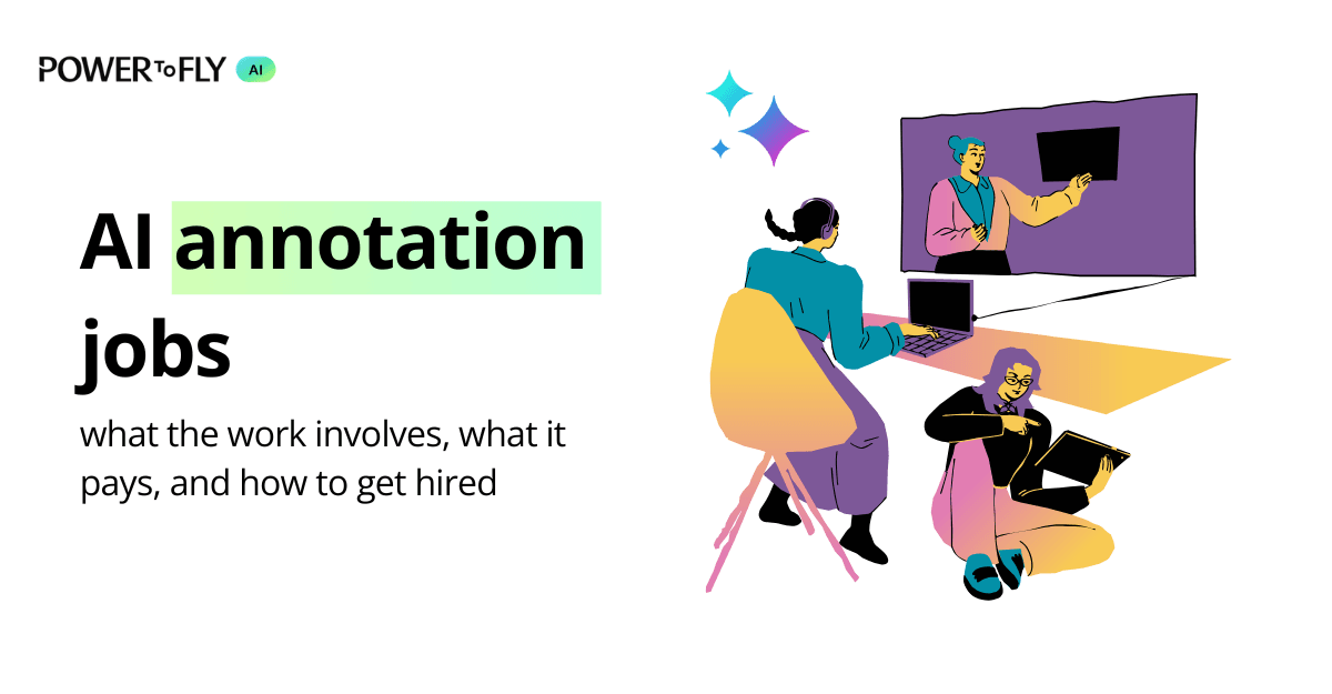 Domain professional reviewing AI annotation and evaluation work remotely