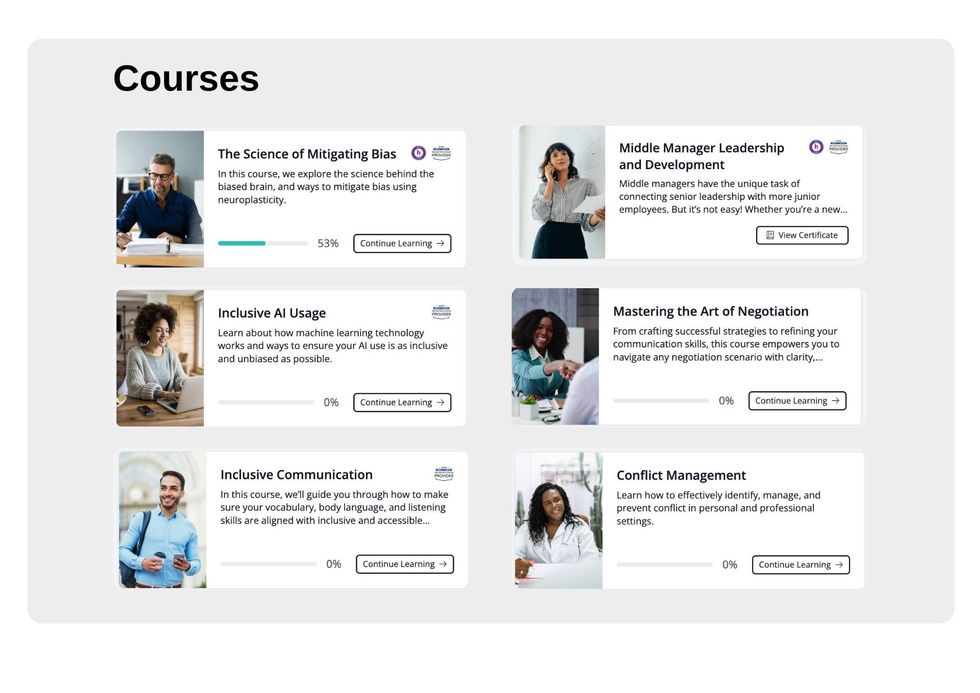 Expert-led courses
