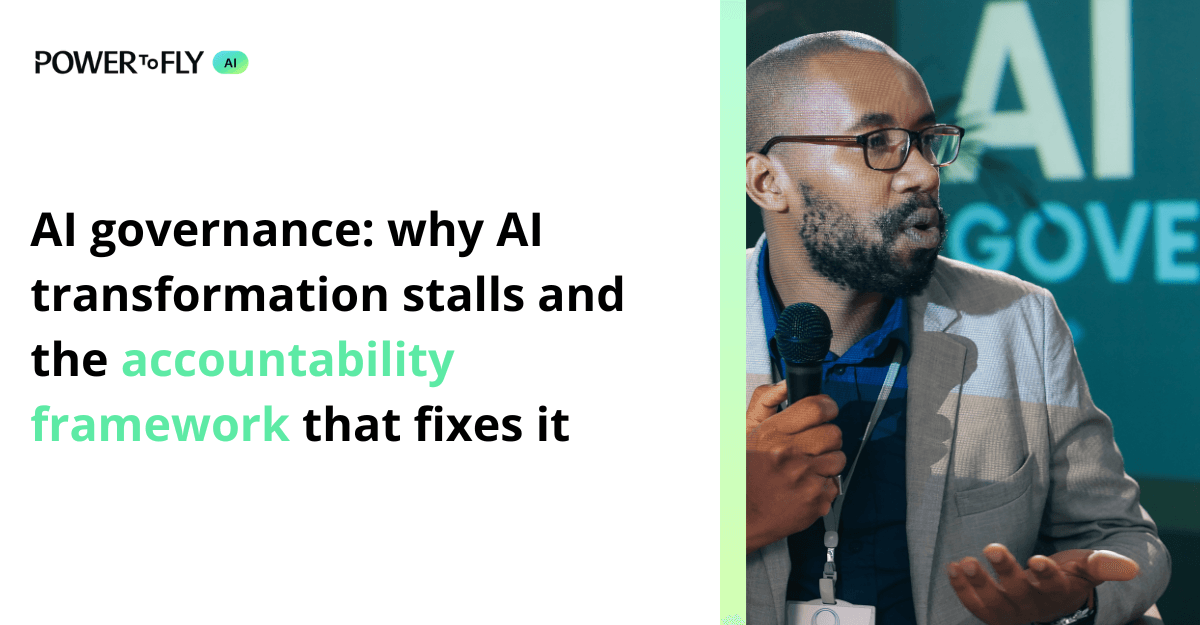 Five pillars of an AI governance accountability framework diagram