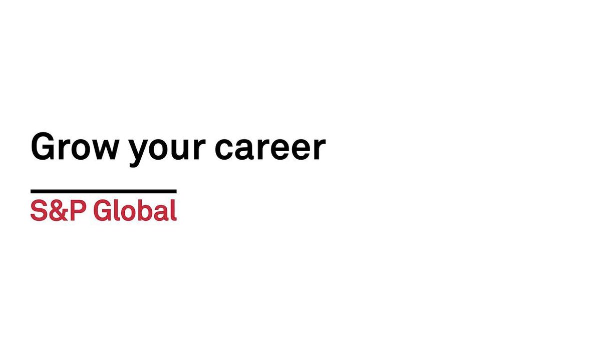 Grow your career at S&P Global