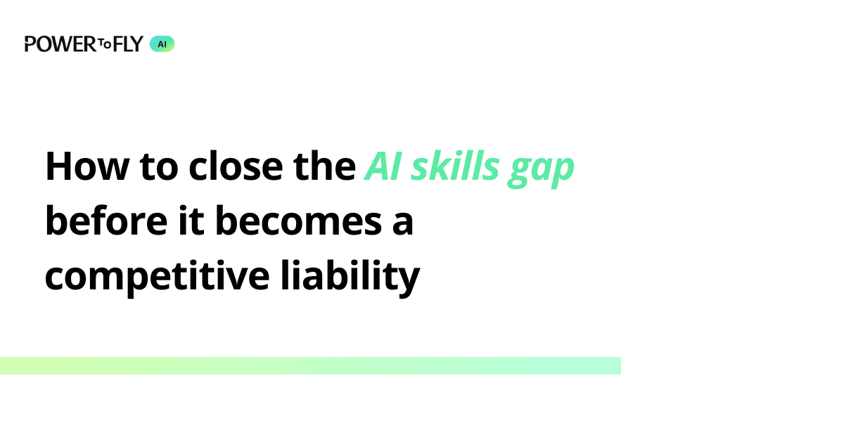 How to close the AI skills gap before it becomes a competitive liability