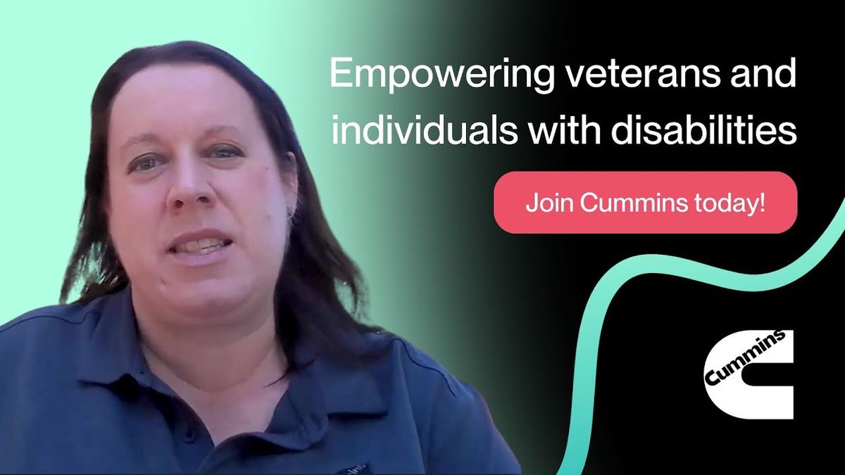 Cummins careers: Supporting veterans and persons with disabilities