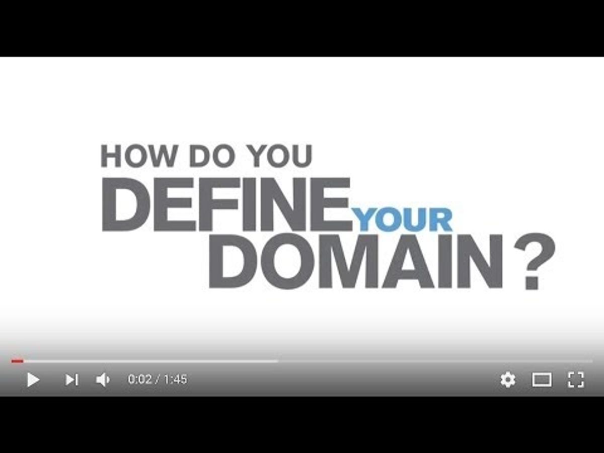 Verisign: How Do You Define Your Domain?