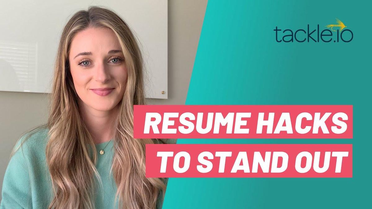 Resume Hacks From A Recruiter At Tackle