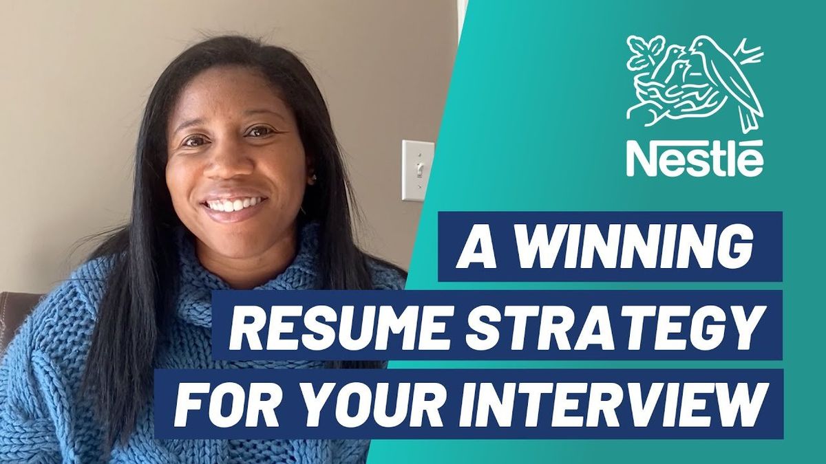 Crafting a Winning Resume Strategy for Your Nestlé USA Job Interview