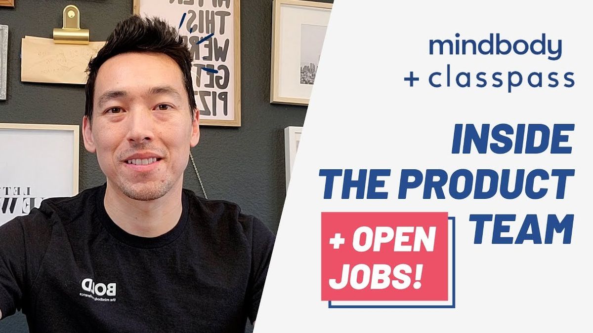 Open jobs at Mindbody: join the product team now!