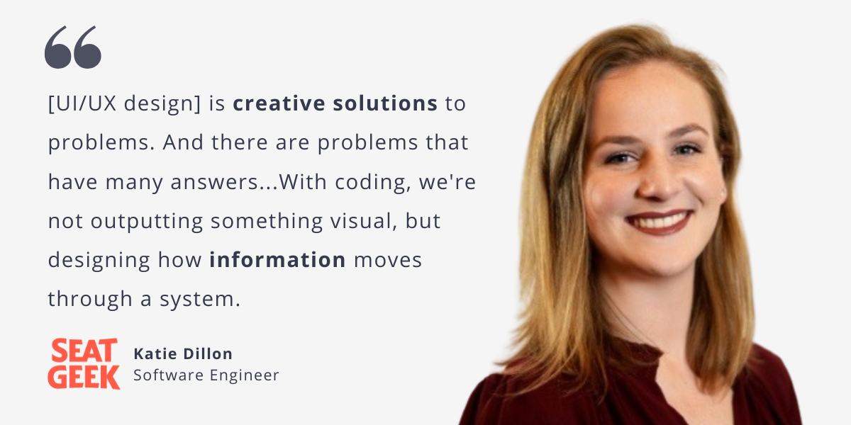 Fueling creativity in code with SeatGeek’s Katie Dillon - PowerToFly
