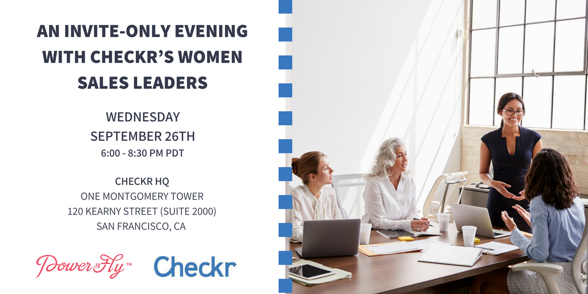 An Invite-Only Evening with Checkr’s Women Sales Leaders