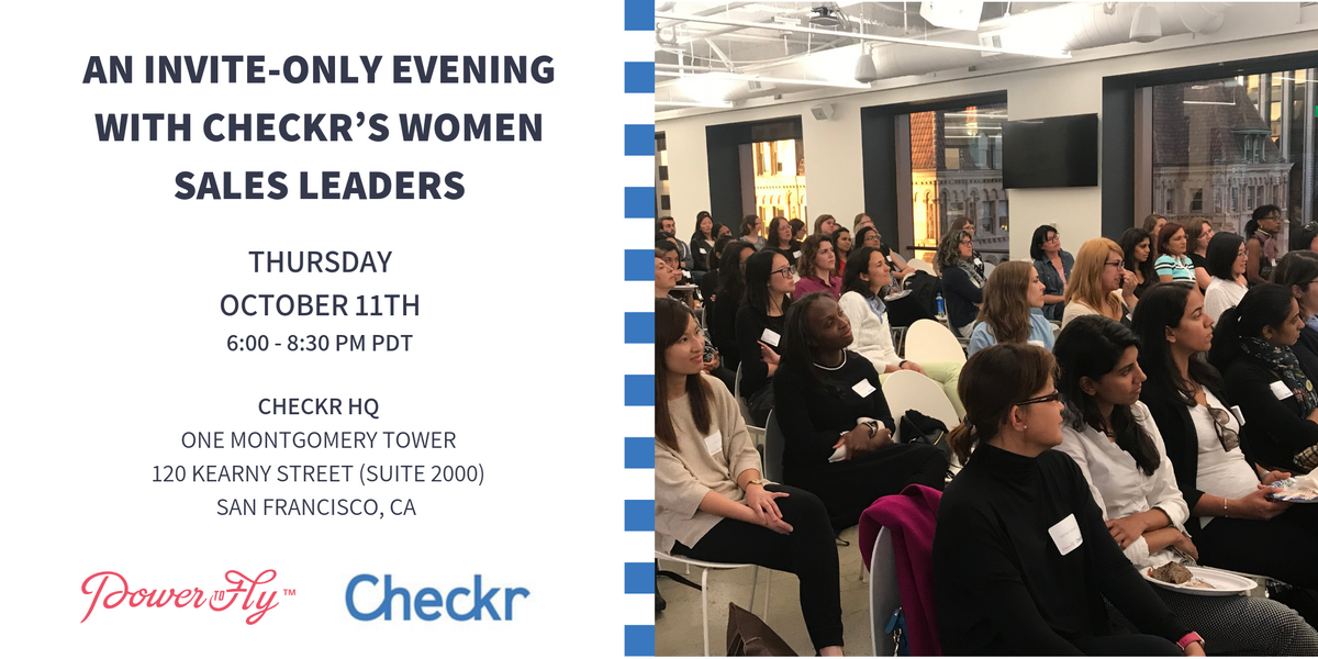 An Evening of Cocktails & Conversations with Checkr’s Women Sales Leaders