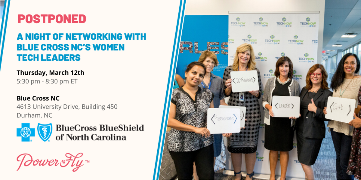 POSTPONED - Blue Cross NC is Hiring For Remote Roles in Your Area! Join Our Virtual Event to Learn More