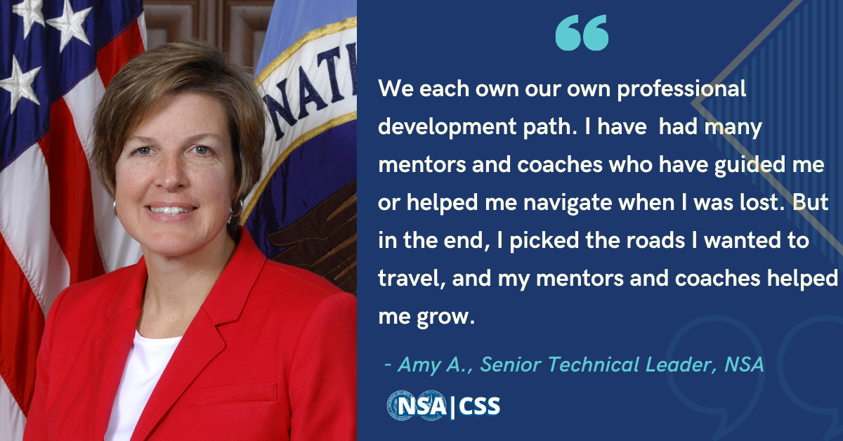 Developing as a Technical Leader, a Coach, and a Continual Learner: The NSA's Amy A. on Her Long Career