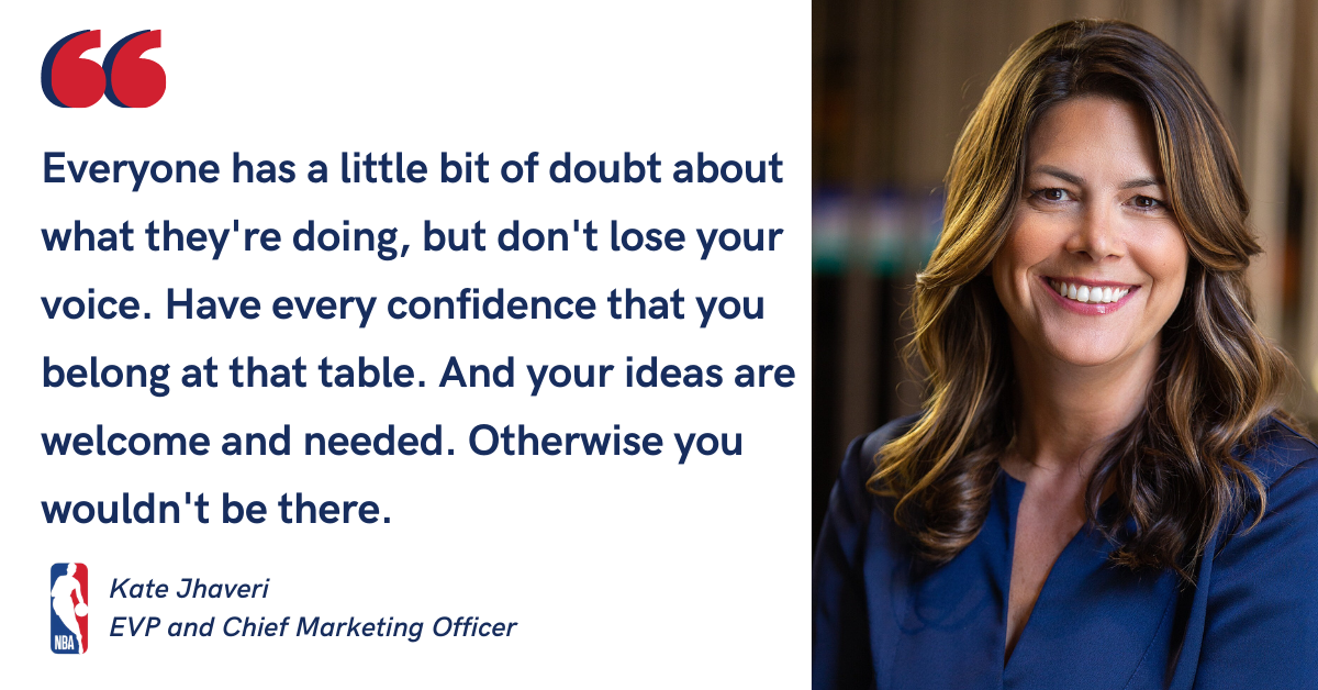The NBA’s CMO Kate Jhaveri on Her Marketing Superpower: Building Community