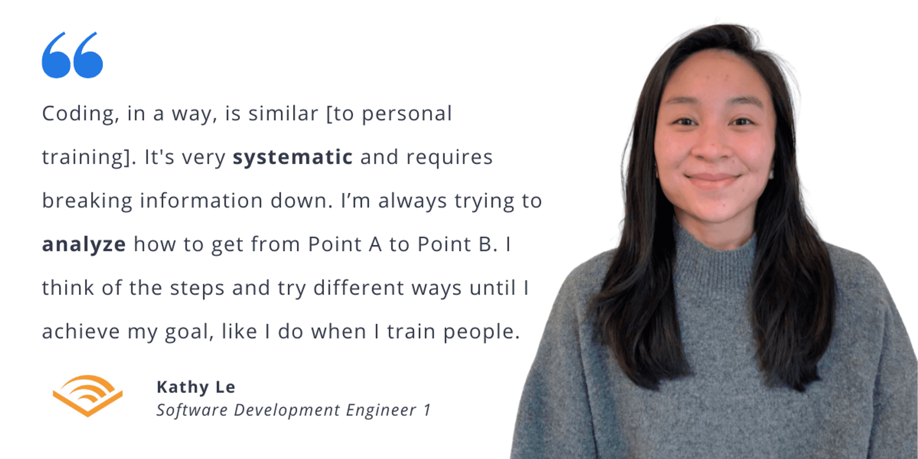 How Audible’s Kathy Le Transitioned to Tech from Health and Fitness