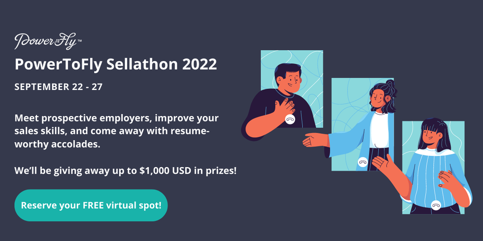RSVP Today for PowerToFly’s FREE Sellathon