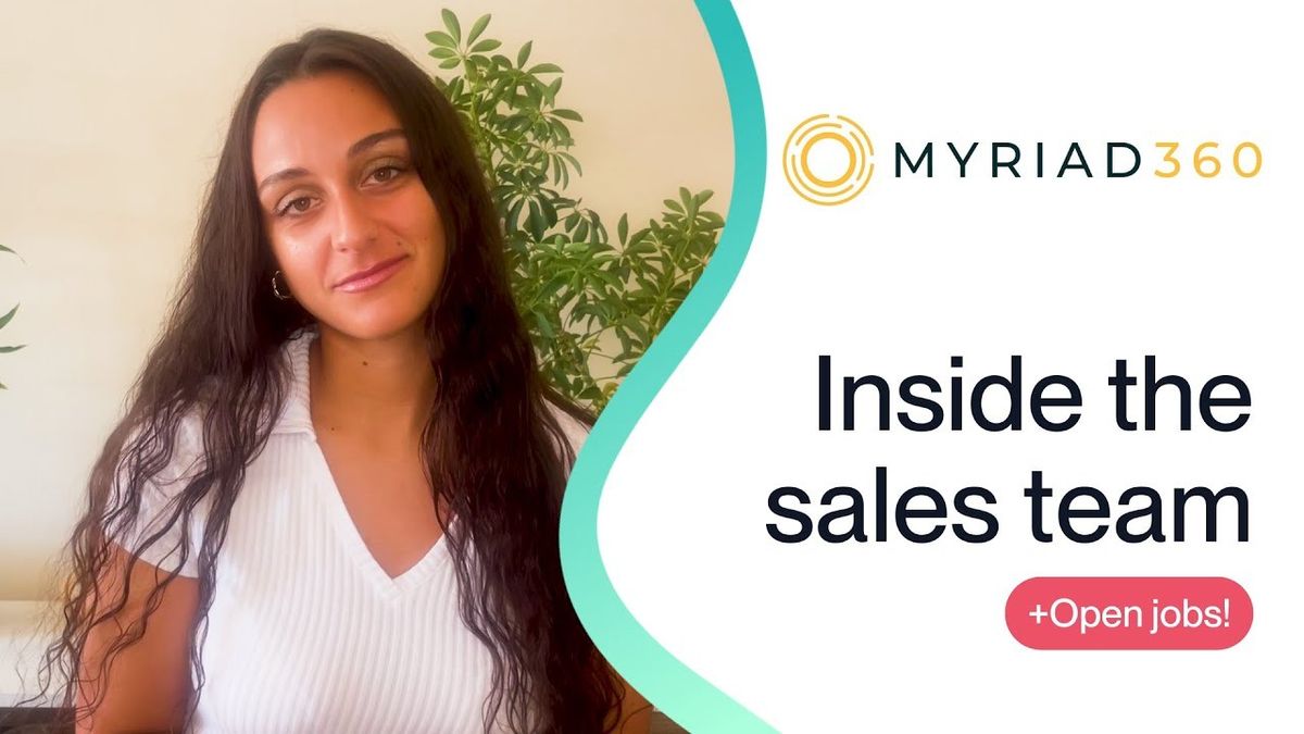 Find your ideal sales job! Check out Myriad360’s openings: Inside the sales team