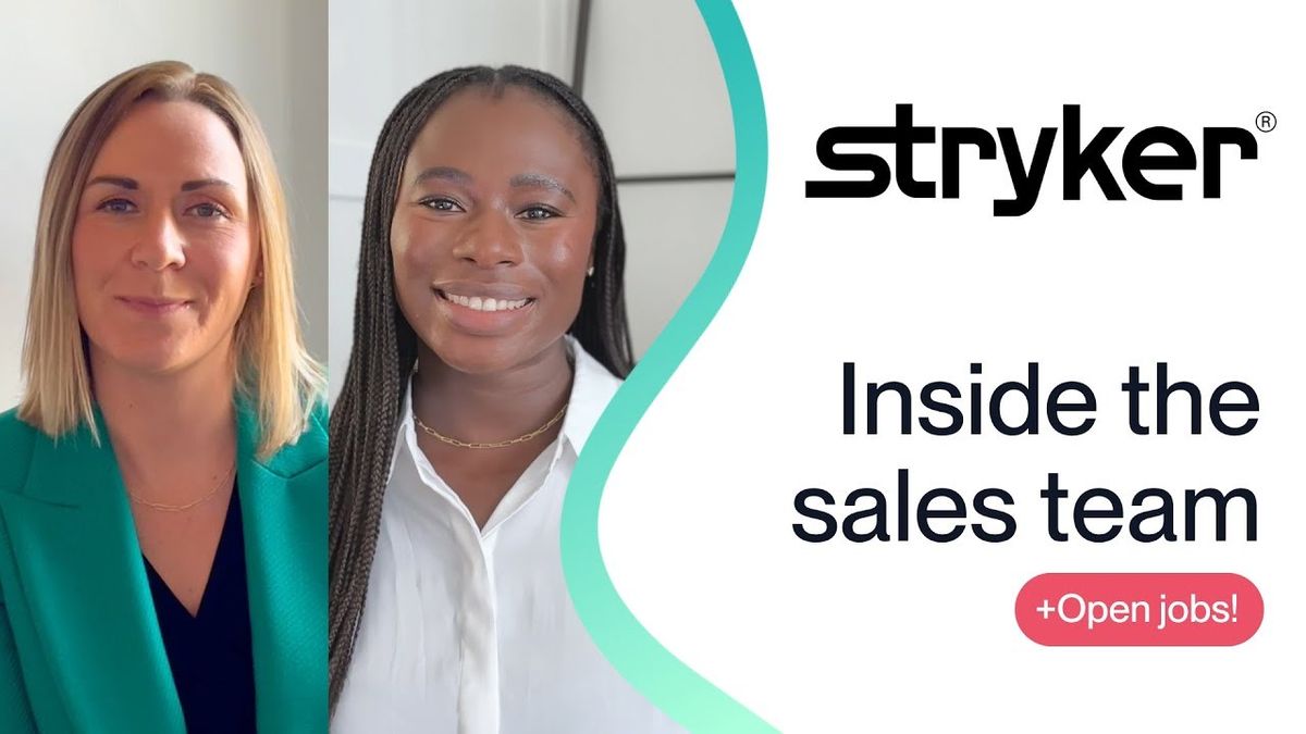 Stryker corporation jobs: Your next career move is in medical sales!