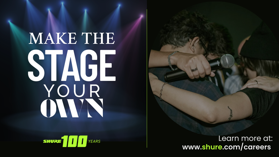 Make the Stage Your Own - Shure 100 Years