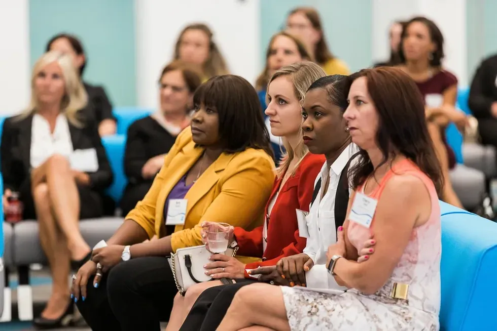 Members of the American Express team were on hand to network with attendees.