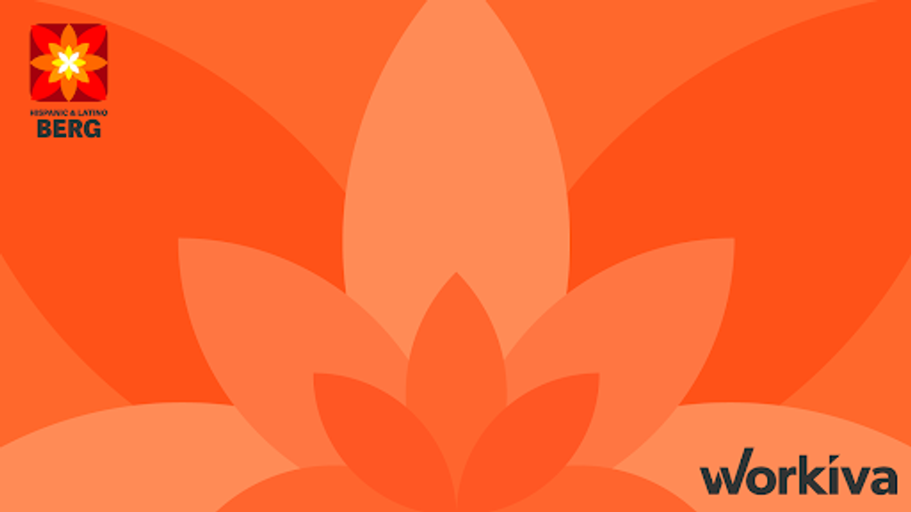 Orange flower symbolizing Workiv'as Hispanic & Latino employee resource group