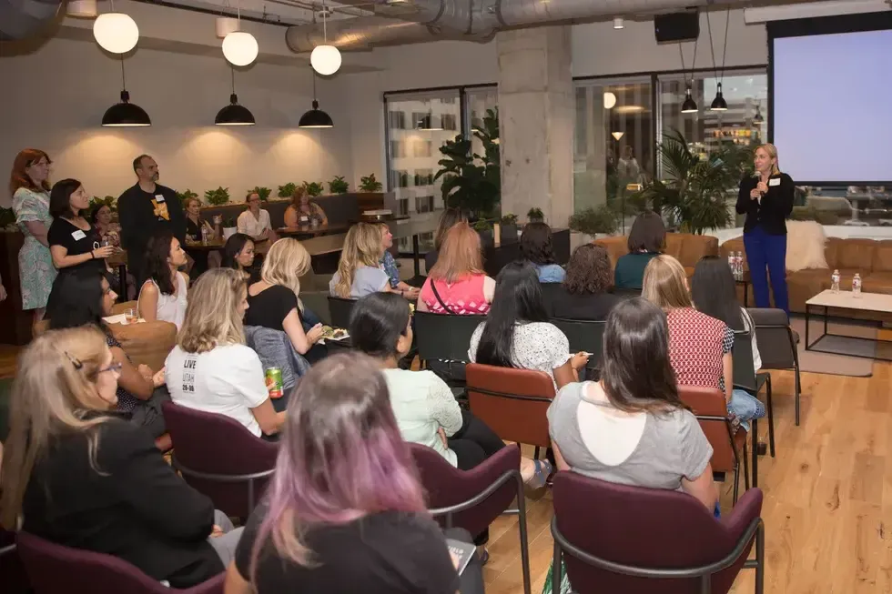 People at Mindbody event