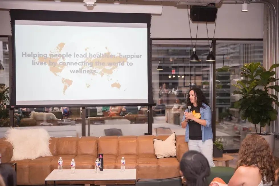 People at Mindbody event