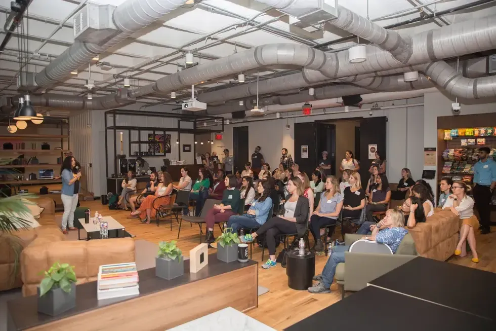 People at Mindbody event