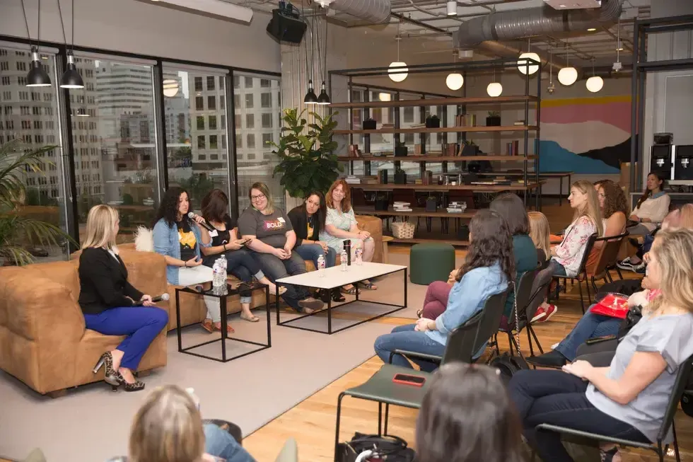 People at Mindbody event