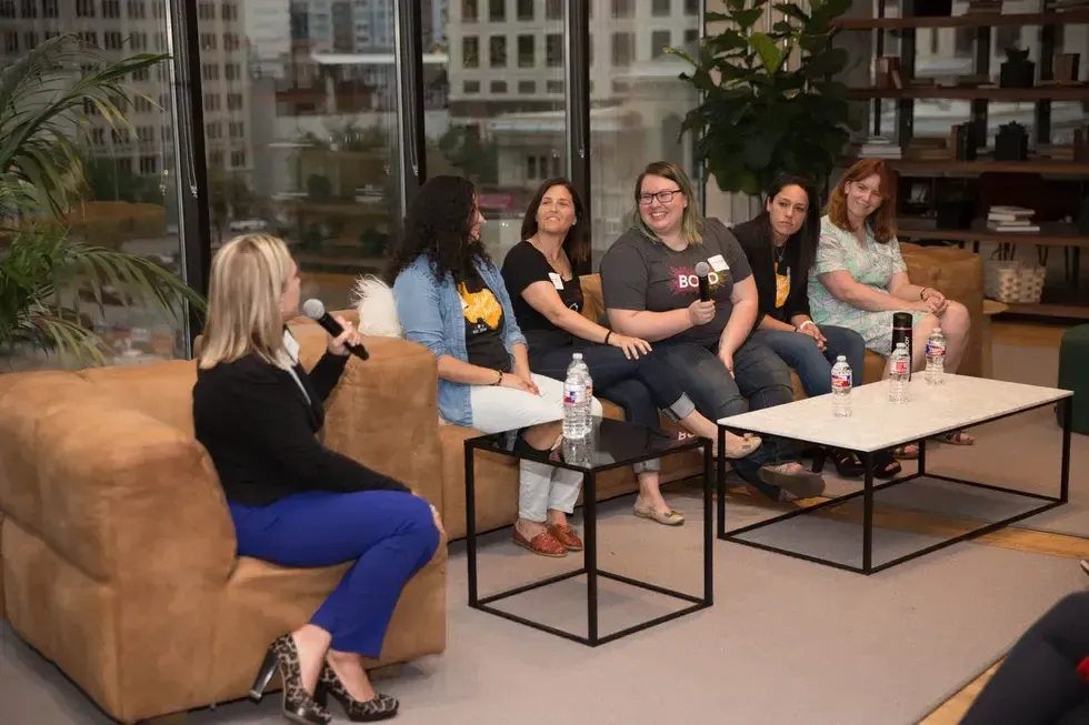 People at Mindbody event