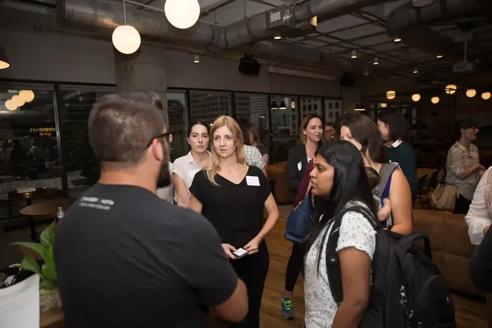 People at Mindbody event