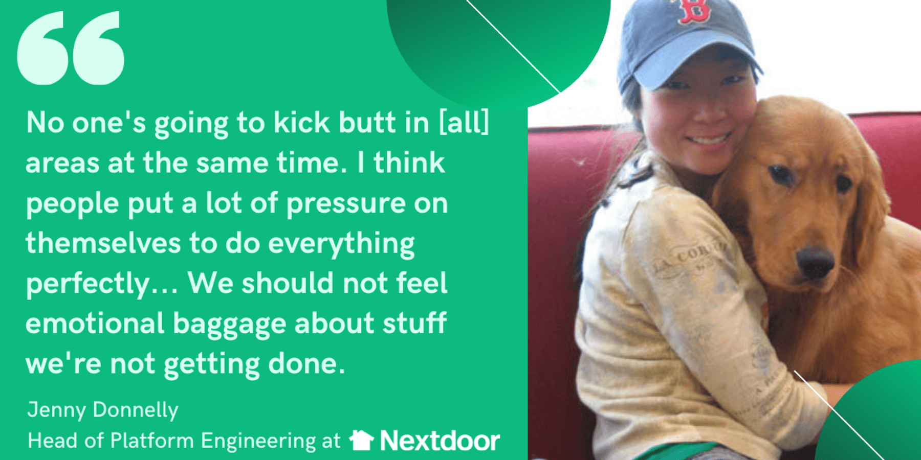 Photo of Jenny Donnelly, Head of Platform Engineering at Nextdoor