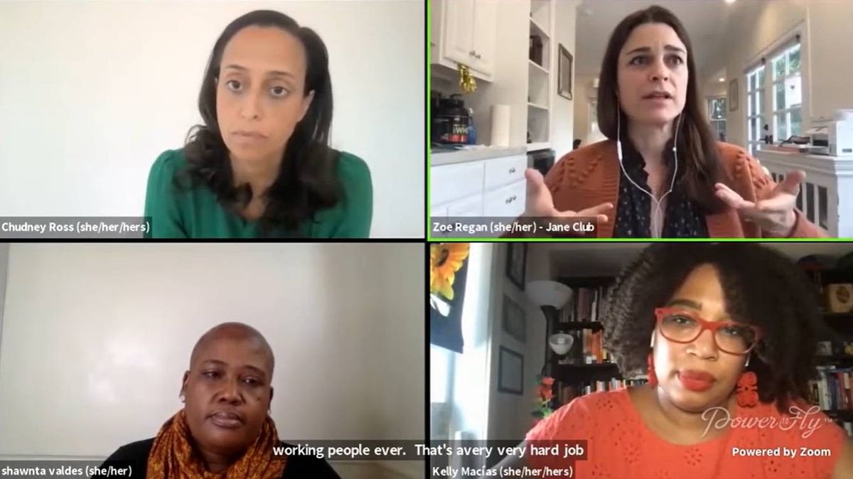 RECORDING: It Takes a Village: A Conversation with The Jane Club's Zoe Regan, Shawnta Valdes and Chudney Ross