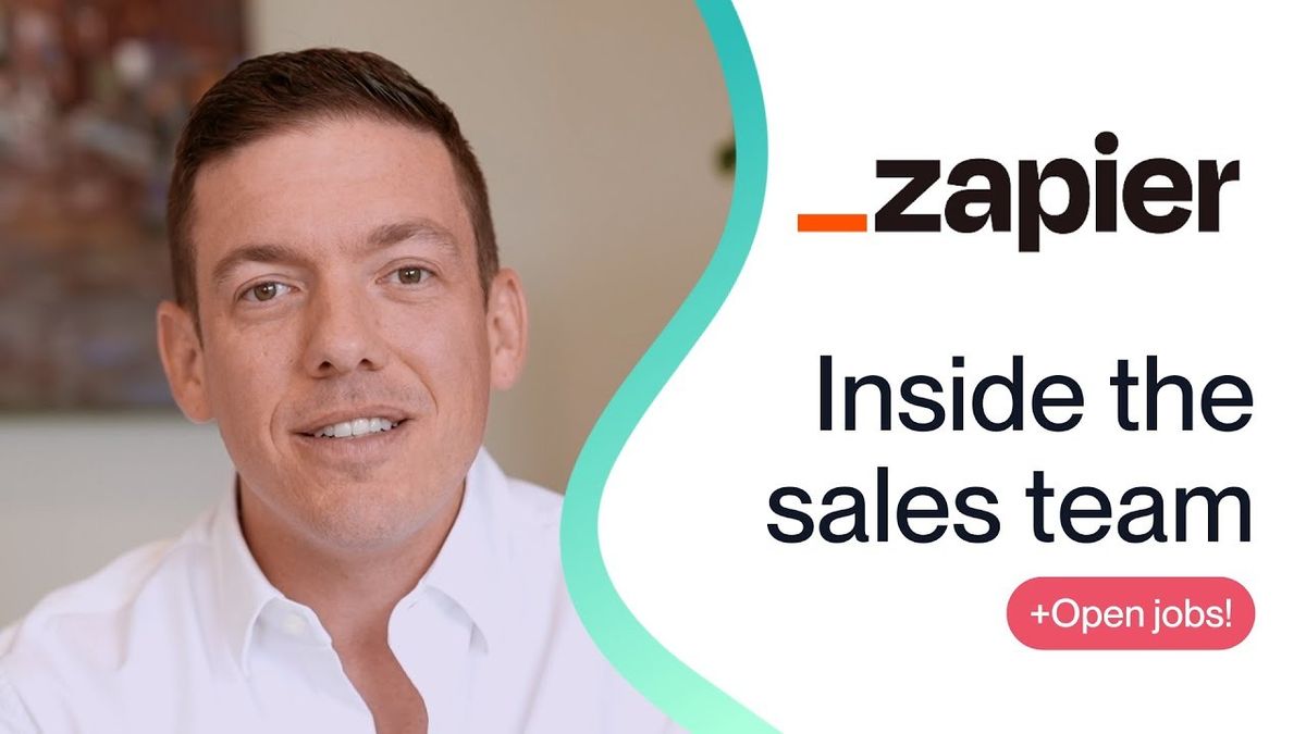 Sales with a customer success focus: Join Zapier’s sales team!