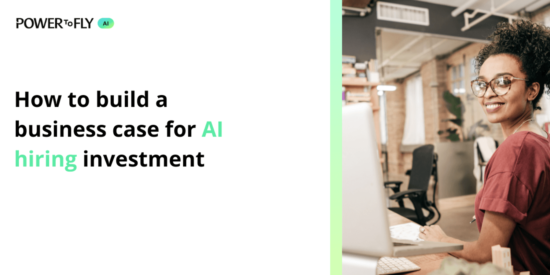 Talent leader building a business case for AI hiring with cost data