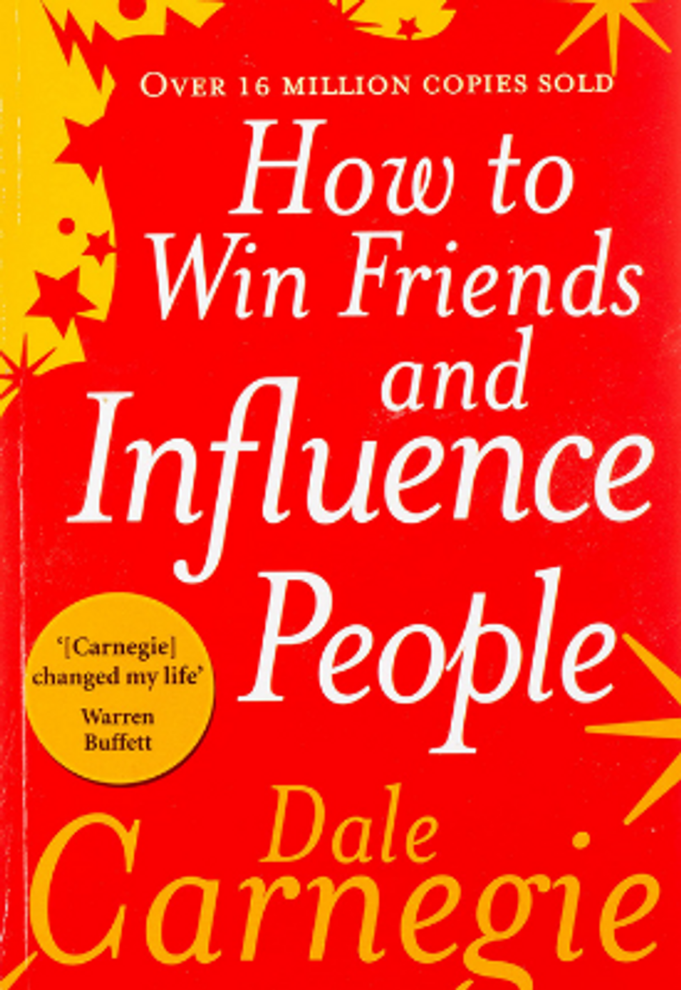 The front cover of the book "How to Win Friends and Influence People" by Dale Carnegie