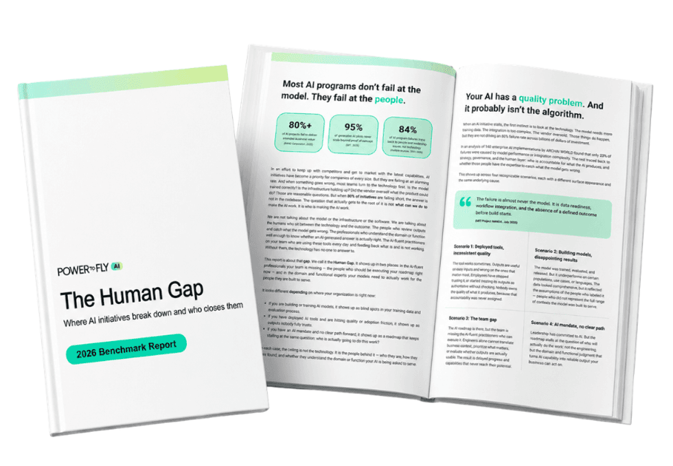 The Human Gap report by PowerToFly AI