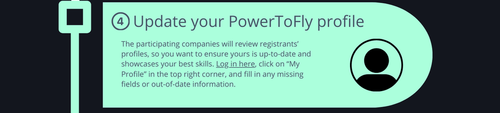 Update your PowerToFly profile