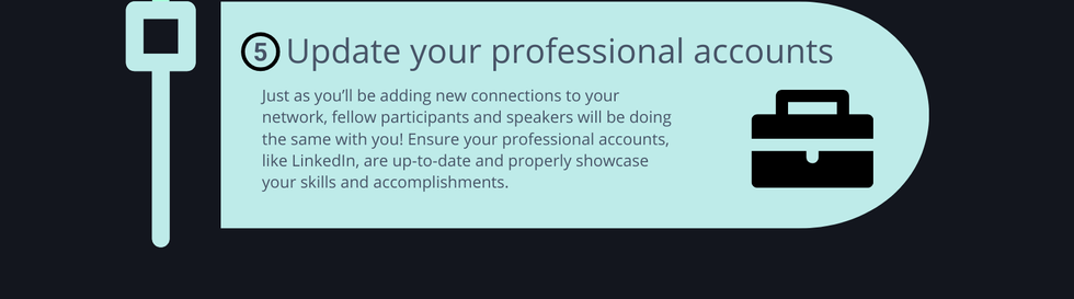 Update your professional accounts