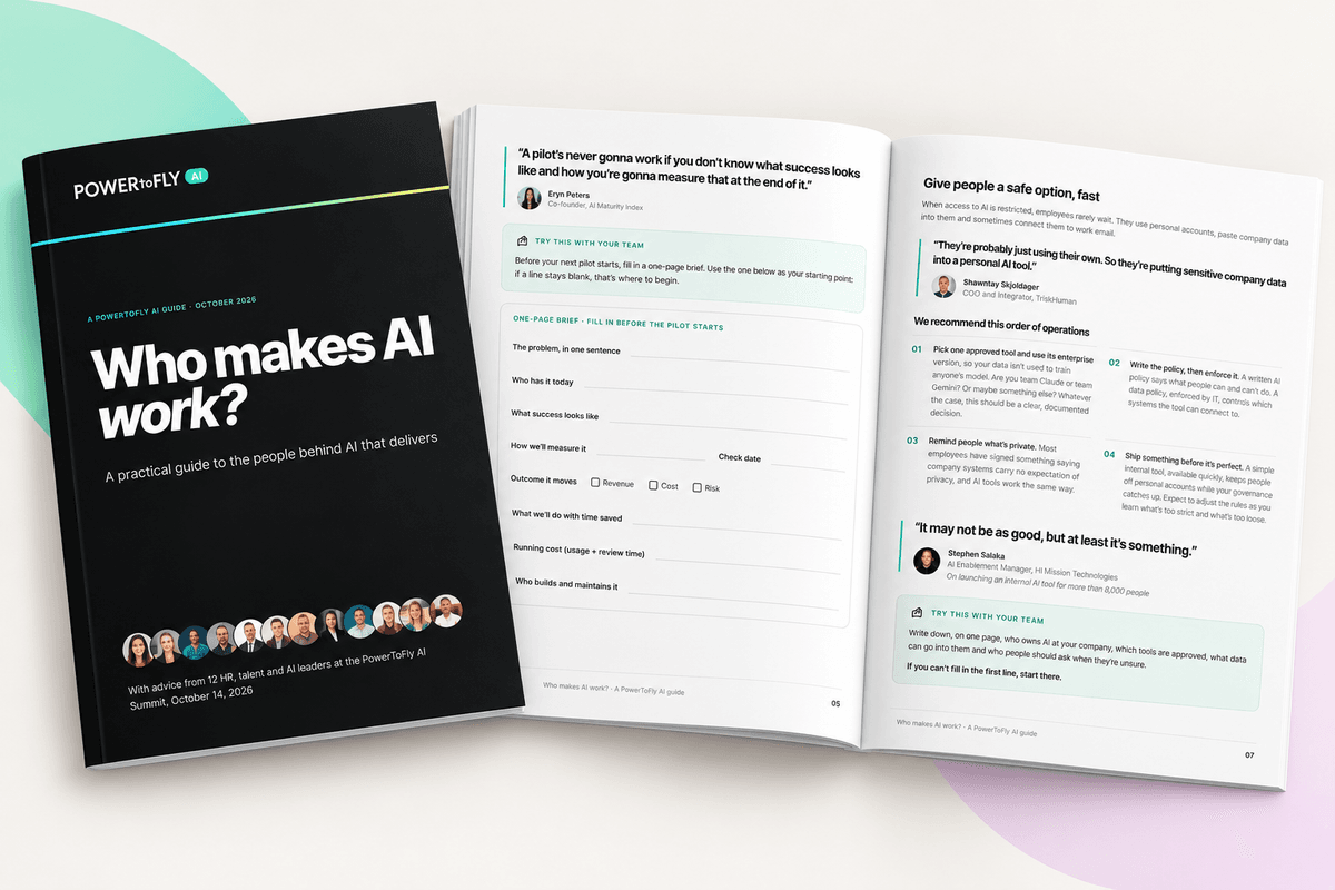Who Makes AI Work? A practical guide to the people behind AI that delivers