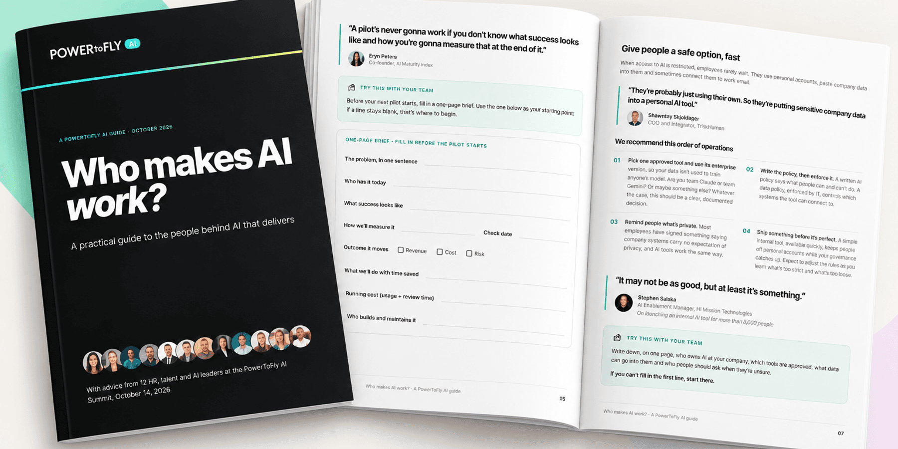 Who Makes AI Work? A practical guide to the people behind AI that delivers