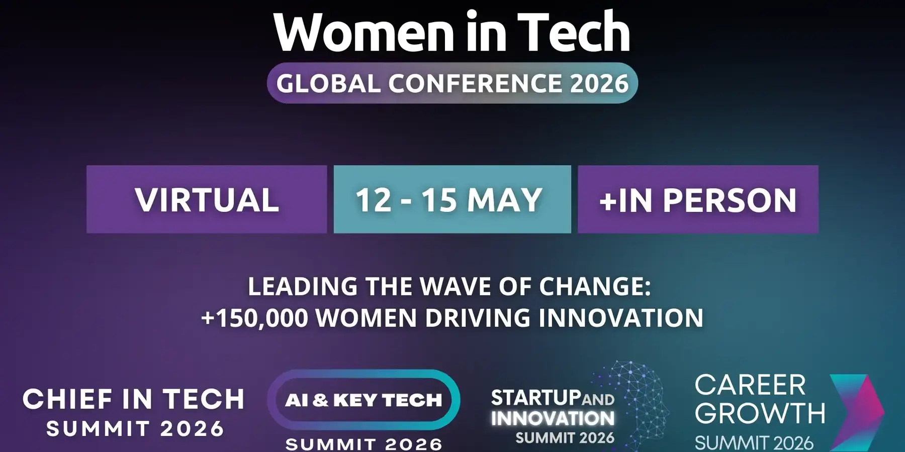 Women in Tech conference poster